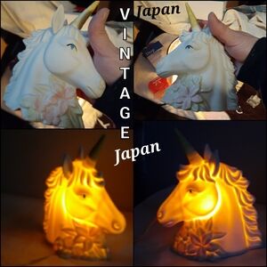Vintage Unicorn Lamp JAPAN